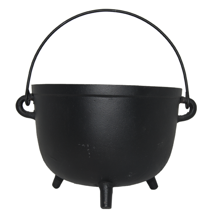 Cast Iron Cauldron Pot