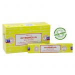 Satya Citronella Incense Sticks, 15gm x 12 boxes