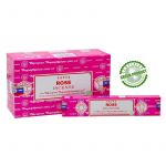 Satya Rose Incense Sticks, 15gm x 12 boxes