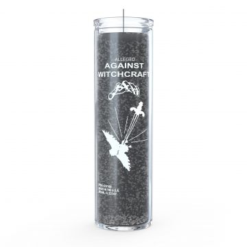 Against Witchcraft 7 Day Candle, Black