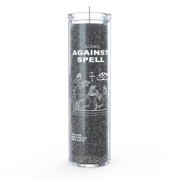 Against Spells 7 Day Candle, Black