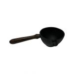 Cast Iron Censer with Wooden Handle 8" L, 4.5"D