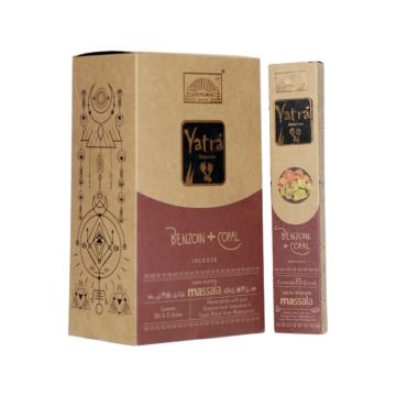 Yatra Natural - Benzoin + Copal Incense Sticks, 15g x 12 boxes