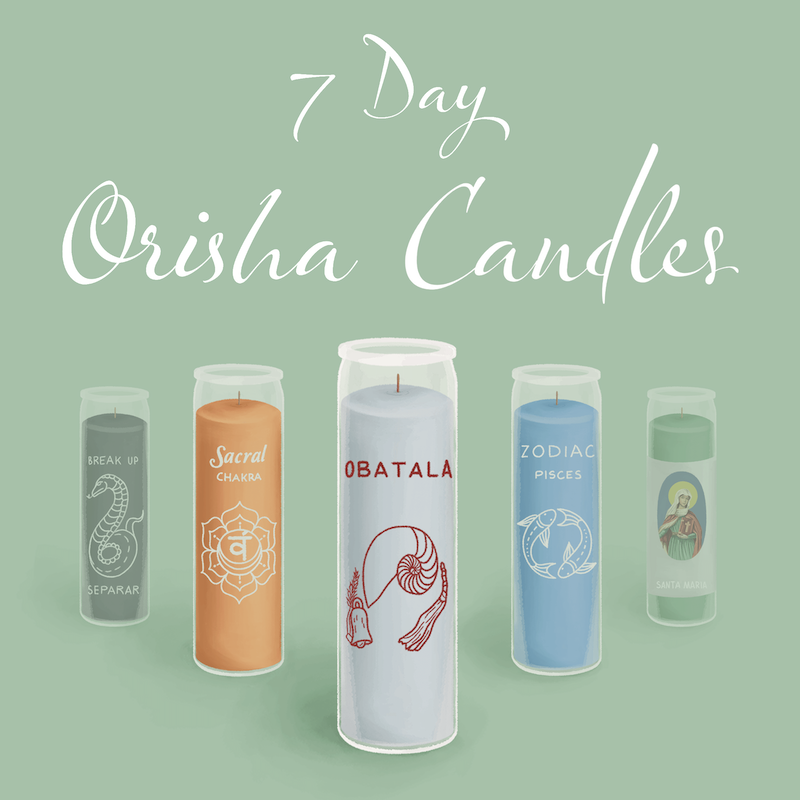7 Day Orisha Printed Candles