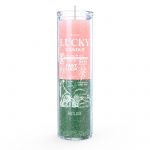 Fast Luck 7 Day Candle, Pink/Green