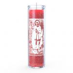 St. Expedito 7 Day Candle, Red