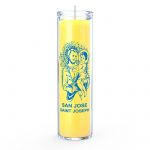 St. Joseph 7 Day Candle, Yellow