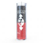 Reversible 7 Day Candle, Black/Red