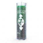 Reversible 7 Day Candle, Green/Black