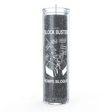 Block Buster 7 Day Candle, Black