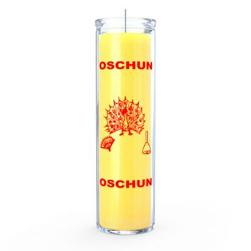Orisha Oshun 7 Day Candle, Yellow