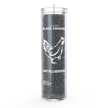 Black Chicken - 7 Day Candle, Black