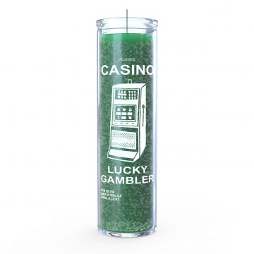 Casino/Gambler 7 Day Candle, Green