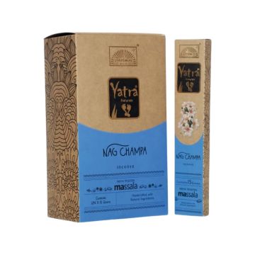 Yatra Natural - Nag Champa Incense Sticks, 15g x 12 boxes