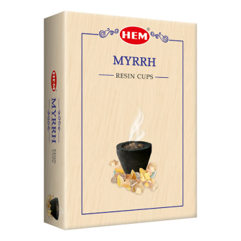 Resin Cups, HEM - Myrrh, Pack/10