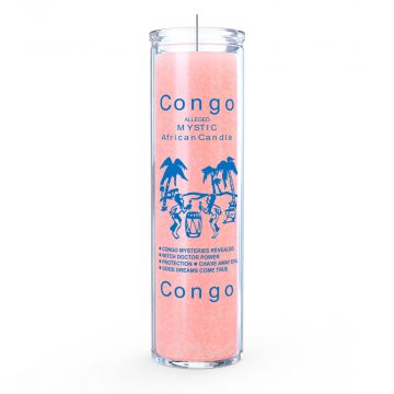 Congo 7 Day Candle, Pink