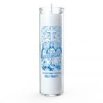 Holy Trinity 7 Day Candle, White