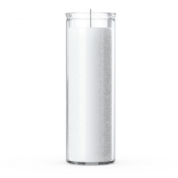 White 600ml 7 Day Candle