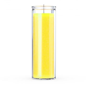 Yellow 600ml 7 Day Candle