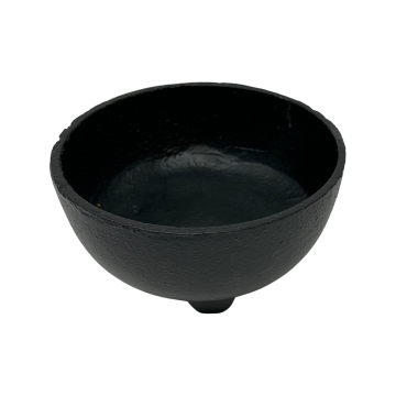 Cast Iron Smudge Pot, 4" D, 2" H