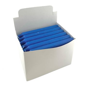 Blue Generic Household Candles 6" - Display Box of 36