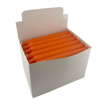 Orange Generic Household Candles 6" - Display Box of 36