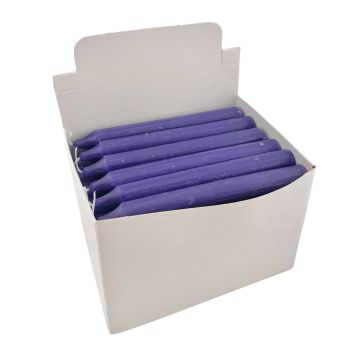 Purple Generic Household Candles 6" - Display Box of 36