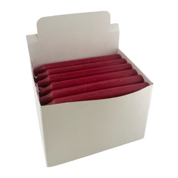 Red Generic Household Candles 6" - Display Box of 36