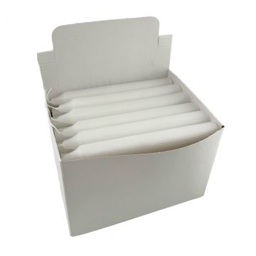 White Generic Household Candles 6" - Display Box of 36