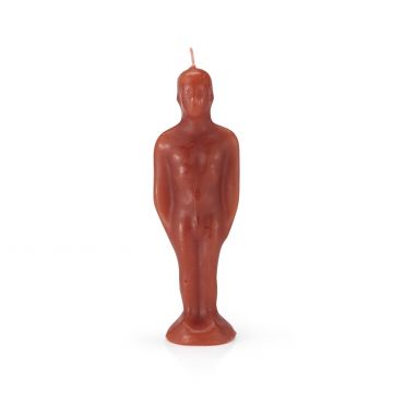 Male Image Candle - Red, Each