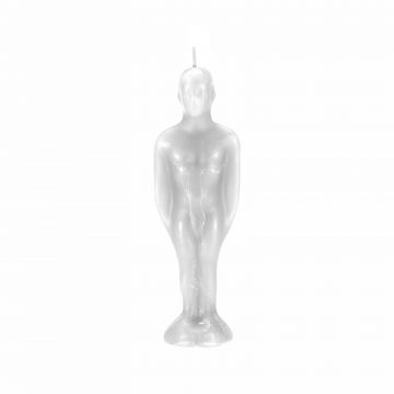 Male Image Candle - White, Each