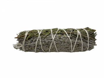 Blue Sage & Rosemary Smudge Stick - Small 4" (6 Pack)