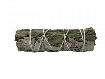 White Sage & Eucalyptus Smudge Stick - Small 4" (6 Pack)