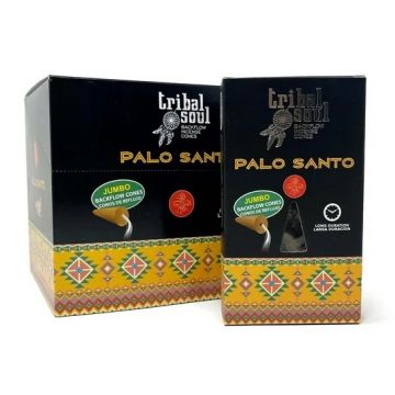 Tribal Soul Palo Santo Backflow Incense Cones, 12 Boxes x 10 Cones