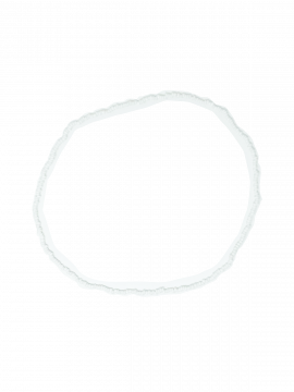 Obatala Necklace 15", Set/12 (White)