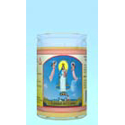 Cobre (Our Lady of Charity) Labeled 50 Hour Candle Yellow