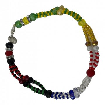 7 African Powers - Three Strand Bracelet (Pack of 6)