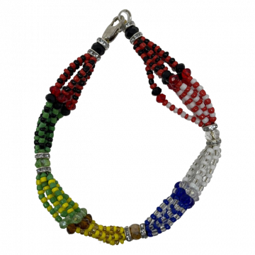 7 African Powers - Six Strand Bracelet (Pack of 6)