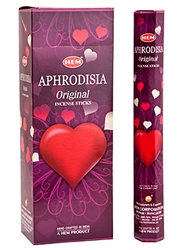 Aphrodesia Incense Sticks, HEM Hex Pack - 6 Boxes x 20 Sticks