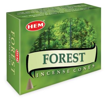 Forest Incense Cones, HEM, Box/12