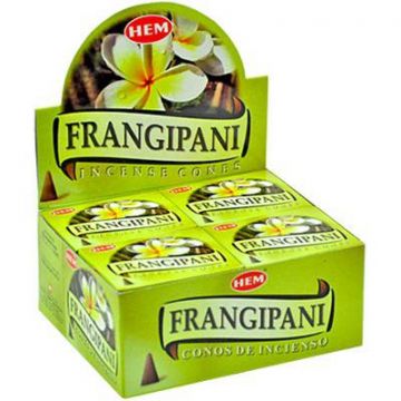 Frangipani Incense Cones, HEM, Box/12