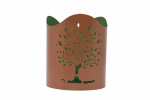 Aching Votive Candle Holder - Tree 4" x 4.75", Green, Each