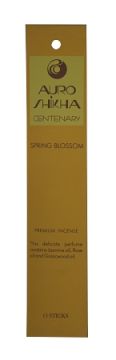 Spring Blossom, Auroshikha Centenary Premium Incense, 5 Packs of 15 Sticks