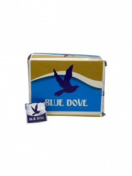 Blue Dove Crown Blue Squares ANIL, 48 Piece Box