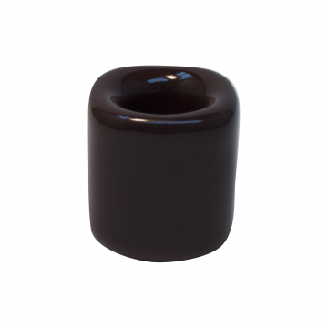 Brown Ceramic Chime Candle Holder 1/2", Pack of 10