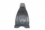 Candle Lantern - Buddha, Black 4.5" x 8", (MP-2029) Each