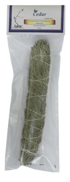 Cedar Smudge Stick 7",  Kairos Packaged (6 Pack)