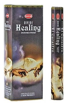 Divine Healing Incense Sticks, HEM Hex Pack - 6 Boxes x 20 Sticks