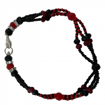 Orisha Elegua - Three Strand Bracelet (Pack of 6)