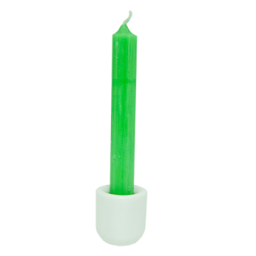 Emerald Green Chime Candles 4", Box of 20